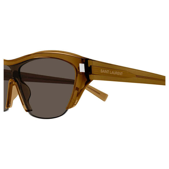 NWT Yves Saint Laurent SL-704 Brown 99mm Sunglasses